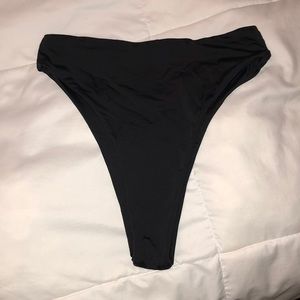 High waisted bikini bottoms